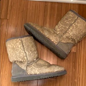Ugg Paisley print boots